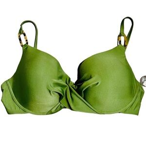 Ibiza NWT Underwire‎ Twist Front Bikini Top, size 3X